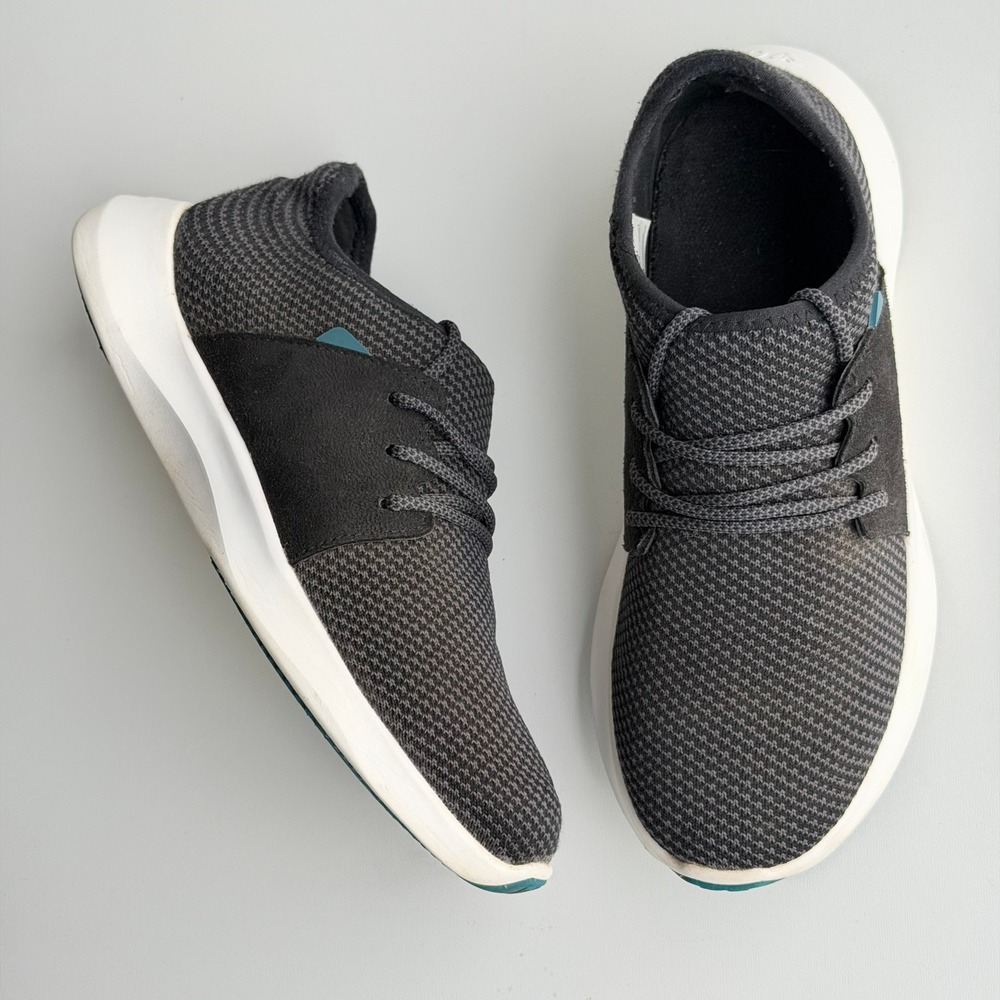 Vessi Everyday Classic Sneakers Women 8 Black Waterproof Knit Lightweight Casual